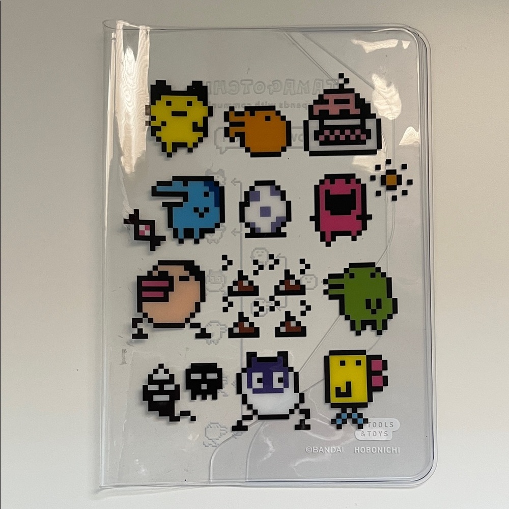 Hobonichi Accesory - Tamagotchi Clear Cover on Cover for A6 *Never Used*
